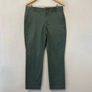 J Crew olive cotton stretch chino pants Size 10 EUC